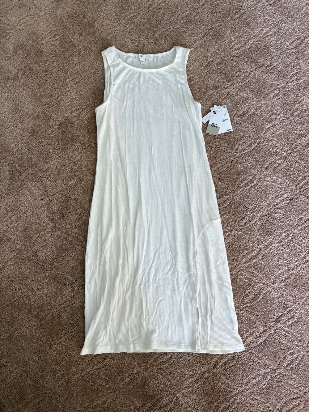bp White Sleeveless Maxi Dress
